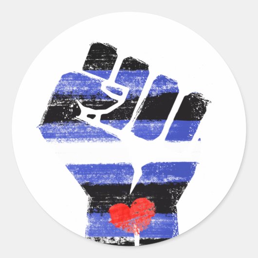 Leren Weerstand Ronde Sticker (Voorkant)