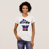 Leren Weerstand T-shirt (Voorkant volledig)