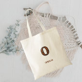 Leren western monogram O Tote Bag