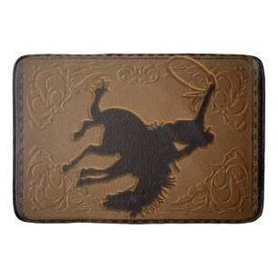 Leren Western Wild West Landelijk Land Cowboy Badmat