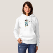 Leren Wiskunden Vrouwen Hoodie (Voorkant volledig)