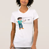 Leren Wiskunden Vrouwen T-shirt (Voorkant)