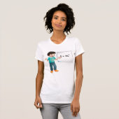 Leren Wiskunden Vrouwen T-shirt (Voorkant volledig)