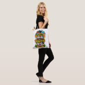 Lerende geesten & inspirerende harten tote bag (Op model)