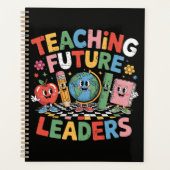 Lerende Toekomstige Leiders Groovy Leraar Planner (Voorkant)