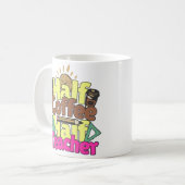 Lerenkoffie Koffiemok (Voorkant links)