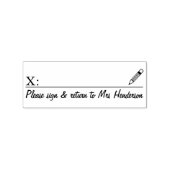 LERENTEKENS EN TERUGKRUBBERSTEMP RUBBERSTEMPEL (Afrduk)