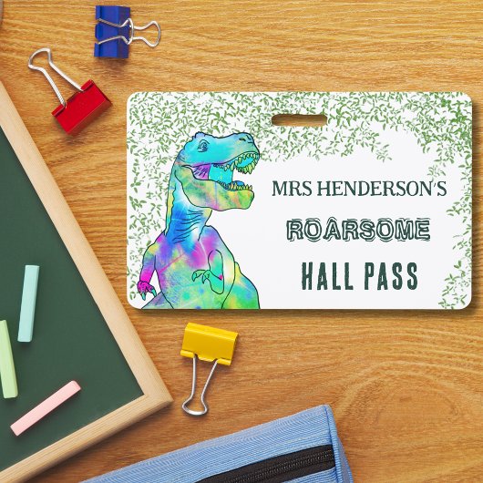 Lerenterhuis Pass Dinosaur Roarsome Badge