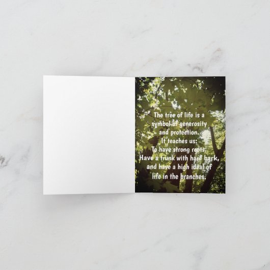 Leringen van de Boom des Levens Kaart (Binnen)