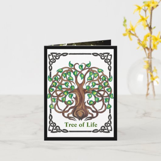 Leringen van de Boom des Levens Kaart (Gele Bloem)