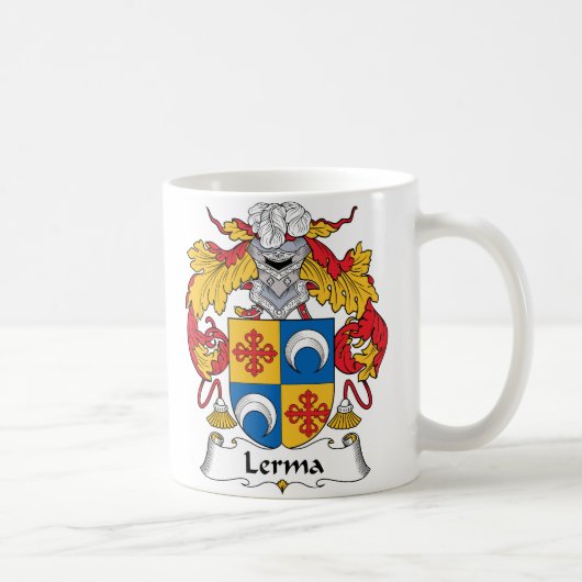 Lerma Family Crest Koffiemok (Rechts)