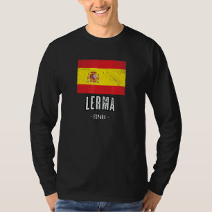Lerma Spain Es Flag City - Bandera Ropa - T-shirt