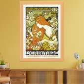 L'Ermitage Art Nouveau Floral Canvas Afdruk (Insitu (Woonkamer))