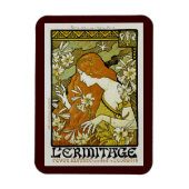 L'Ermitage Art Nouveau Floral Magneet (Verticaal)