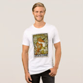L'Ermitage Art Nouveau Floral Tri-Blend Shirt (Voorkant volledig)