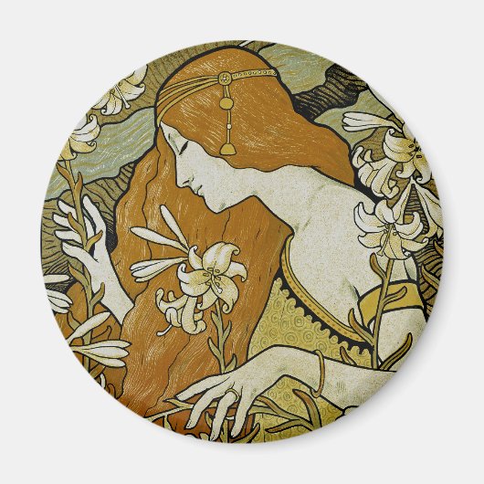 L'Ermitage Art Nouveau Magneet (Voorkant)