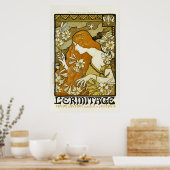 L'Ermitage - Art Nouveau Poster van Paul Berthon (Keuken)