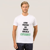 Lernu Praktiku Parolu T-shirt (Voorkant volledig)