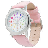 Lernuhr Kinderuhr Schulanfangsgeschenk Horloge (Gekanteld)