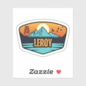Leroy, Alabama Sticker (Vel)