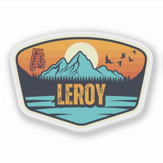 Leroy, Alabama Sticker (Voorkant)