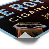 Leroy Cigars Poster (Hoek)