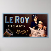 Leroy Cigars Poster (Voorkant)