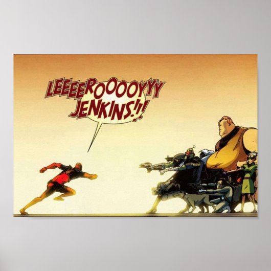 Leroy Jenkins Poster (Voorkant)
