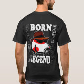 Leroy Koi Born Legend T-shirt met Logo vooraan (Achterkant)