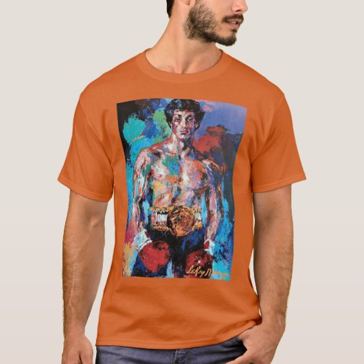Leroy Neiman Rocky retro T-shirt (Voorkant)
