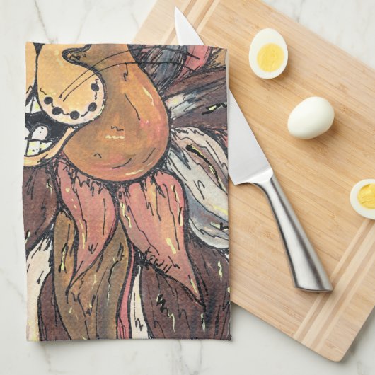 Leroy the Llama Kitchen Towel Theedoek (Quarter Fold)