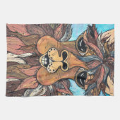 Leroy the Llama Kitchen Towel Theedoek (Horizontaal)