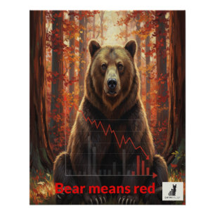 Les 2: Beer betekent rood Perfect Poster
