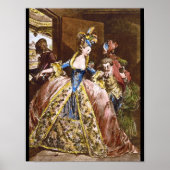 Les Adieux', Jean Michel Moreau_Engravings Poster (Voorkant)