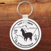 Les Alpagas D'Armorique Sleutelhanger (Voorkant)
