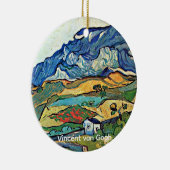 Les Alpilles Berglandschap, Keramisch Ornament (Rechts)