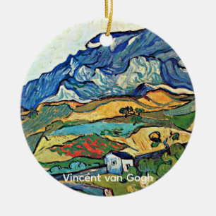 Les Alpilles Berglandschap, Keramisch Ornament