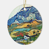 Les Alpilles Berglandschap, Keramisch Ornament (Links)