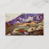Les Alpilles (F724) Van Gogh Fine Art Visitekaartje (Achterkant)