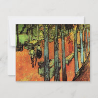 Les Alyscamps, Autumn Leaves van Vincent van Gogh