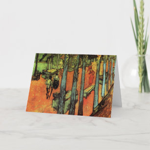 Les Alyscamps, Autumn Leaves van Vincent van Gogh Kaart