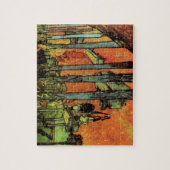 Les Alyscamps, Autumn Leaves van Vincent van Gogh Legpuzzel (Verticaal)