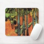 Les Alyscamps, Autumn Leaves van Vincent van Gogh Muismat (Met muis)