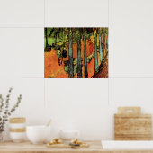 Les Alyscamps, Autumn Leaves van Vincent van Gogh Poster (Keuken)