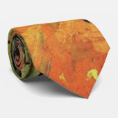 Les Alyscamps, Autumn Leaves van Vincent van Gogh Stropdas (Opgerold)
