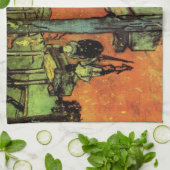 Les Alyscamps, Autumn Leaves van Vincent van Gogh Theedoek (Gevouwen)