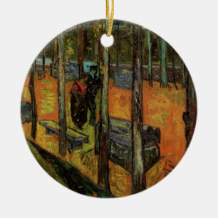 Les Alyscamps (Begraafplaats) door Vincent van Gog Keramisch Ornament