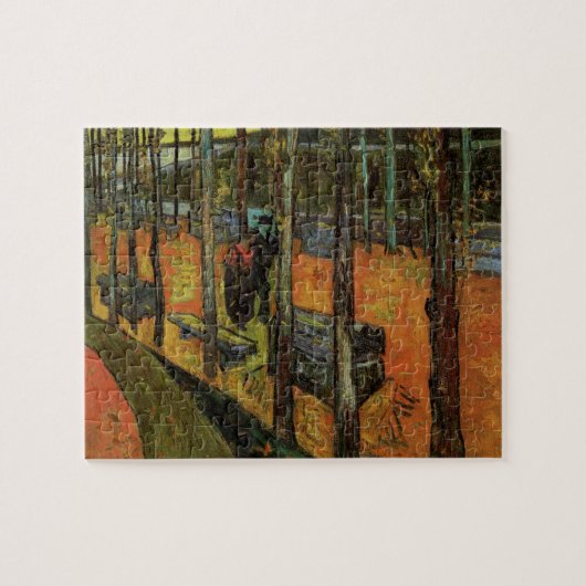 Les Alyscamps (Begraafplaats) door Vincent van Gog Legpuzzel (Horizontaal)