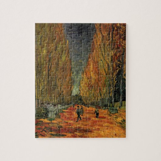 Les Alyscamps (Begraafplaats) door Vincent van Gog Legpuzzel (Verticaal)