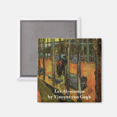 Les Alyscamps (Begraafplaats) door Vincent van Gog Magneet (Voorkant / Achterkant)